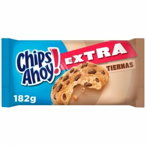 CHIPS AHOY Extra tiernas paquete 182 grs